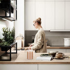 BCnmviku 500ML 2 CUP Glass Measuring Cup With Handle, High Borosilicate Glass Three Scales (OZ, Cup, ML/CC for Kitchen or Restaurant Easy To Read