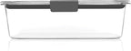 Rubbermaid Brilliance Food Storage Containers, Set of 5 (10 Pieces), BPA-Free, Leak-Proof, Clear