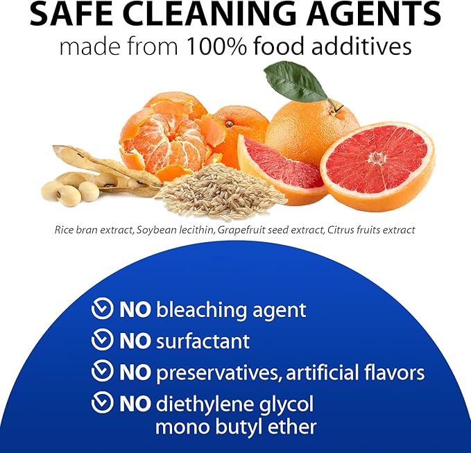 Powerful Cleaning Pods and Capsules Cleaner Kit - for Coffee Machines - Made from 100% Plant-Based 1st Grade Formula - Includes 6 Cleaning Capsules Only Compatible with Pack of 2