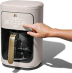 Beautiful Large Capacity 14-Cup Programmable Coffee Maker with 1-4 Cup Mode & Charcoal Filter by Beautiful