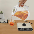 1.8L Pro Electric Tea Kettle, 110V 800W Multi-function Maker Tea Coffee Kettle Household Boiling Water Electric Kettle with Strainer&Stewpot, Temperature Control/Keep Warm Function/Auto-shutdown