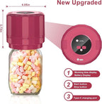 M11 Mason Jar Vacuum Sealer - Electric Mason Jar Vacuum Sealer Kit with Wide and Regular Mouth Mason Lids, Jar Vacuum Sealer for Canning Jars, Vacuum Sealing Machine for Food Storage