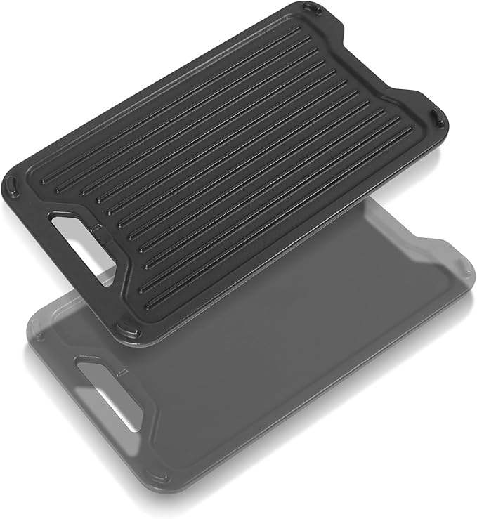 BAC609 Reversible Griddle for Traeger PRO 575 TFB57GLE PRO 780 TFB88PZD Century 22 Century Eastwood 22 Eastwood 34 Grill Accessories Traeger Ironwood XL, Exas Elite 34, Pro 20 Accessories 18.2" x 11"