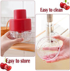 Cherry Pitter Tool, Remove 7 Stones One Time,Creative Cherry Seed Remover Fruit Seed Remover,Multi-Function Cherry Pitter Tool Pit Remover Tool for Kitchen, Cake Shop, Fruit Salad