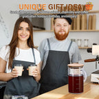 3 Pack 1000 ml Graduated Beaker Mug with Handle and Lid Borosilicate Glass Multifunction Measuring Cup Measuring Pitcher for Baking, Cooking, Pouring Liquid, 33.8 oz