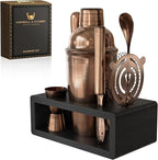 Highball & Chaser Cocktail Shaker Set: Bartender Kit for Home Bar Mixology Cocktail Bar Set Plus E-Book with 30 Recipes
