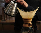 AGOGO Pour Over Coffee Maker Set Glass Coffee Maker with 50pcs Filter Paper -for Home, Office, Camping, Cafes - Easy Clean Coffee Dripper Set (Rag&Brush Included) (8 Cup/28 oz)