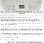 Health Pot Electric Kettle with Infuser，Smart Fruit Hot Tea Maker, Temperature Control and Tea Keep Warm, 12 Functional Procedures, 1.8 Liters of Capacity