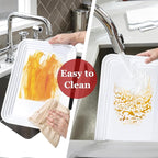 SUT 6-Pack White Serving Tray Plastic for Party Supplies, 16" x 11" Platters for Serving Food Party, White Reusable Tray for Veggie, Snack, Fruit, Cookies, Desserts in Kitchen/Pantry Serving Platter