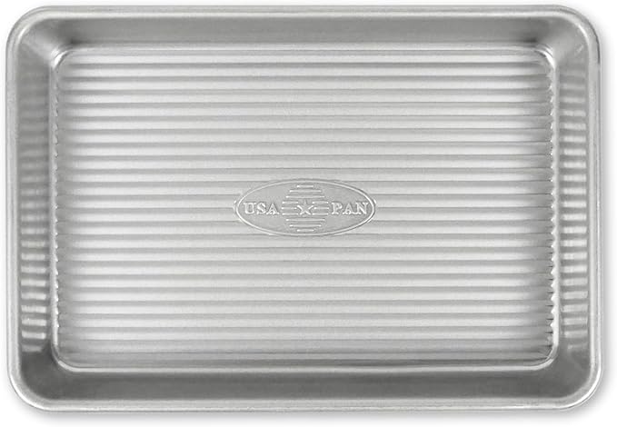 USA Pan Bakeware Mini Sheet Pan, Warp Resistant Nonstick Baking Pan, Aluminized Steel