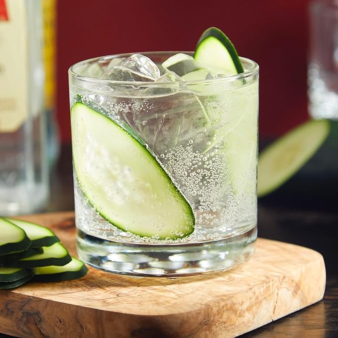 HomeWetBar Liquor Glass Set of 4 for Whiskey, Bourbon, and Cocktails. Perfect Set for Whiskey Lovers