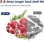 Vacuum Sealer Bags 2 Rolls 8"x50' Commercial Grade Food Saver Bags for Seal a Meal, BPA Free, Heavy Duty, Great for vac Storage, Meal Prep or Sous Vide