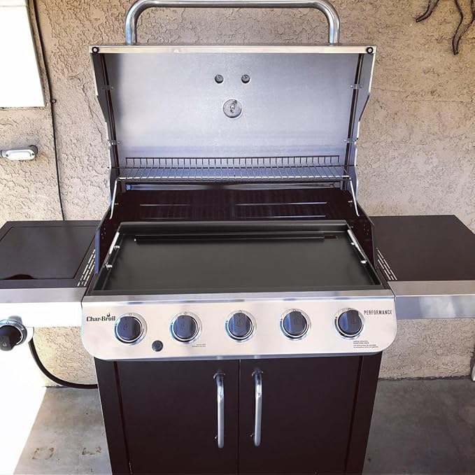 Full-Size Griddle Inserts for Charbroil Performance 5 Burner, Flat Top Griddle for Charbroil Grill 463275517 463243518 463243519 463275717 463372017 463348017, Replace for G470-0002-W1 G470-0003-W1