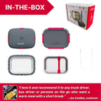 Go Cordless Electric Lunch Box 100W | Rechargeable Self Heating Container | App Control | 3.9 cups Battery Operated Food Warmer for Adults | Car, Truck, Office, Travel | 5V,12V,24V,110V