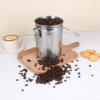 3 Pack Stainless Steel Canister Set Kitchen Airtight 62 oz Container Sets with Lids and Clamp Metal Containers for Coffee Sugar Flour Tea Spice