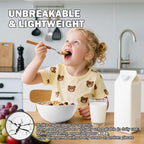 Wheat Straw Cereal Bowls 40 OZ, Unbreakable Bowls Set of 6, Microwave & Dishwasher Safe Bowl for Kitchen, Reusable Plastic Bowl for Cereal, Soup, Salad and Ramen, White