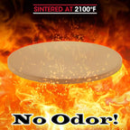 Unicook Round Pizza Stone 12 Inch, Cordierite Bread Baking Stone for Oven and Grill, Thermal Shock Resistant, Including Dough Scraper