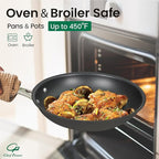 Chef Power Hard Anodized Nonstick Cookware Sets 10 Piece with Stainless Steel Handle, Pots and Pans Set Non Stick, Kitchen Induction Cooking Sets, Dishwasher Safe, Oven Safe, Essential