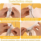 WMKGG Ultra Fine Mesh Strainer Bags,Cheese Cloth Bag for Straining, with Stainless Steel Handle Frame for Juices,Nut Milk,Fresh Cheese,Yogurt (Large Size)(9.15"Wx13.6"D)