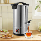 Coffee Urn, 50 Cup Coffee Percolator Commercial Coffee Maker, 8L Stainless Steel Coffee Maker Hot Water Beverage Dispenser Electric Coffee Urn For Catering, Wedding, Party