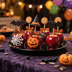 HANSGO Candy Apple Sticks, 6 mm 5.25 inch Bamboo Skewers for Caramel Apple Cotton Candy Sticks Lollipop BBQ Corn Dog, Fall Harvest Festivals Party Favor