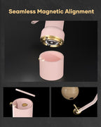 Cocinare ESSENCE GO B38 Ultra Manual Coffee Grinder – with Carrying Case Hand Grinder Capacity 30g, GhostEdge Ultra Burr & 80 Grind Settings, Perfect for Pour-over, Espresso, Cold Brew (Pink)