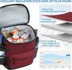 Cooler Backpack 33 Cans Backpack Coolers Insulated Leak Proof Soft Beach Cooler Bag for Men Women Ice Chest Backpack Camping Hiking Picnic Travel Cooler Lunch Backpack