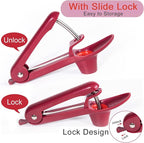 Cherry Pitter Tool,Cherry Pitter Cherry Stone Remover Tool for Making Cherry Jam Cherries Corer Pitter Tool，Cherry & Olive Pitter with Space-Saving Lock Design,Cherries Corer Pitter Tool, Red