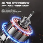 Professional Coffee Bean Grinder and Nut Grinder featuring Double Stainless Blades & Motor Protection Design, Perfect for Enthusiasts Grinding Espresso and Ingredients