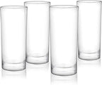 True Highball Glasses, Tall Glass Tumbler for Cocktails, Mojito Iced Tea Juices, Soda Water Drinking Cups, Kitchen Glassware, Home Bar, 11 oz Set of 4