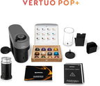 Nespresso Vertuo Pop+ Coffee and Espresso Maker by Breville with Milk Frother, Dark Grey