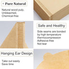 Cone Coffee Filters Size 01, 100 Count Unbleached 1-2 Cups Disposable V01 Coffee Paper Filters, Compatible with Cone Shaped Pour Over Coffee Filter and Drip Coffee Maker