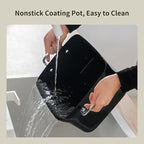 7-Quart Slow Cooker - PFOA-Free Nonstick Pot with 3 Heat Settings & Timer - Dishwasher & Oven Safe for Effortless Cooking, Perfect for Family Meals & Parties