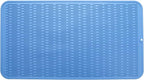 Silicone Dish Drying Mat for Multiple Usage,Easy clean,Eco-friendly,Heat-resistant Silicone Mat for Kitchen Counter or Sink,Refrigerator or Drawer Liner Lichen BlueL 4XL 32 inches x 18 inches