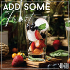 Vikko Drinking Glasses, 10.7 Ounce Drinking Glasses, Pack of 6 Crystal Clear Glass Cups for Water or Juice, Elegant Glass Tumbler & Water Glasses for Drinking