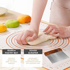 Bread Proofing Basket Set with 10" Round and 9.6" Round Banneton Baskets, Silicone Bread Sling Baking Mat, Whisk Cutter Scraper Lame - Sourdough Bread Baking Supplies Ideal Sourdough Starter Kit