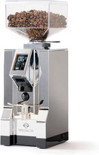 Eureka Mignon Specialita Espresso Grinder | Sound-Insulated | Stepless 55mm Burrs | Touchscreen | Chrome