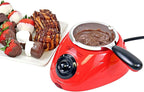 Total Chef Single Pot Chocolate Melter - Electric Candy Melting Hot Fondue Pot With 32+ Accessories, Serving 1 cup Dark or White Melted Chocolate For Dipping Party Desserts, 8.8 Oz (250 g) Capacity