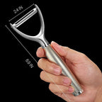 Luxury Y-Type Vegetable Peeler – 24K Gold Plated Handle, 304 Stainless Steel Ultra Sharp Blade, Ideal for Potatoes, Apples, and Other Fruits & Vegetables