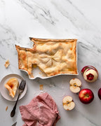 Washington Shaped Baking Dish, Serving Platter or Decorative Tray Charming Porcelain Bakeware Oven Microwave and Dishwasher Safe