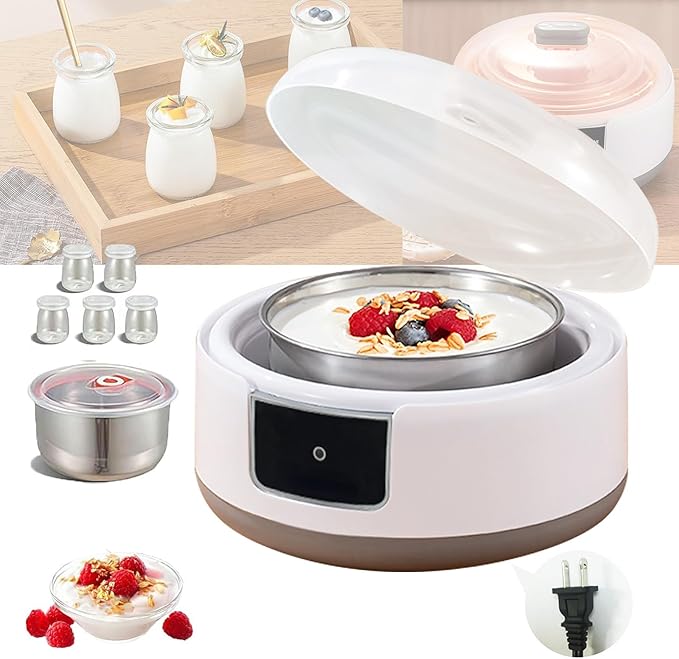 Probiotic Yogurt Maker 36 Hour with Adjustable Temperature & Time Control,Automatic Yogurt Maker Machine with LCD Display,Multi-Function Yogurt Machine for Home Use (mechanical version)