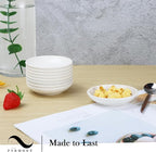 PYRMONT Wheat Straw Dipping Bowls,2 OZ Soy Sauce Dish & Bowl,Small Dipping Sauce Bowls Set of 8,Mini Appetizer Plates for Side Dishes,Ketchup,BBQ, Party,Condiments Serving Bowl Set - White