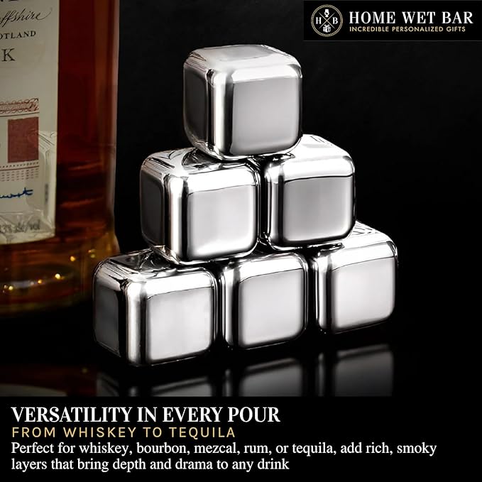 Premium DIY Whiskey Making Kit – 15-Piece Cocktail Infusion Set with Recipe Guide, Glass Bottles, Stainless Cubes, & Bar Tools – Ideal for Whiskey, Bourbon, Vodka, Gin, & Tequila Enthusiasts