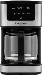 Deluxe 14 Cup Programmable Drip Coffee Maker with Glass Carafe | Large Capacity Coffee Maker 14 Cup with, Auto Shut-Off & Timer | Classic Black