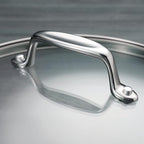 Tramontina Tri-Ply Clad Stainless Steel 6-Quart Saute Pan with Glass Lid, Induction-Ready Cooking Pan, Dishwasher-Safe, NSF-Certified