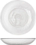 Fortessa Los Cabos Glass Dinnerware Collection, Coupe Entrée Bowl (Set of 4), 8.6 Inch/25oz, Clear