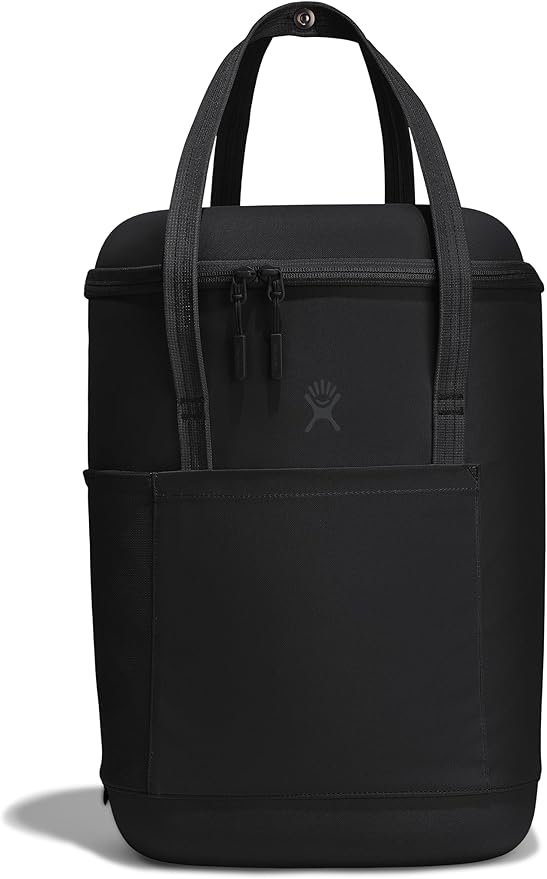 Hydro Flask Cooler Backpack for Beach, Beverages and Travel - Insulated Soft Lunch Bag - 20 L Capacity in Black