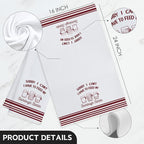 Funny Sourdough Baking Kitchen Towels, Gifts for Sourdough Bakers Tea Dish Towels for Kitchen, Baking Lover Gifts Decorative Hand Towels, 16x24 Inch Wine red