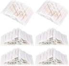 2000 Pcs Individually Wrapped Wooden Coffee Stirrers, Disposable Coffee Stir Sticks Round End Sticks Bulk Wood Stirrers for Cocktail Hot Drinks Restaurant Bar Home Office (5.5 Inch)