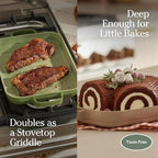 Our Place Mini Griddle Pan - 2 Quart Nonstick Ceramic Sheet Pan & Stovetop Griddle with Handles | Toxin-Free Cast Aluminum | Oven Safe up to 450°F | Spice